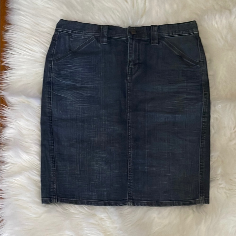 Express Classic Denim Pencil Skirt